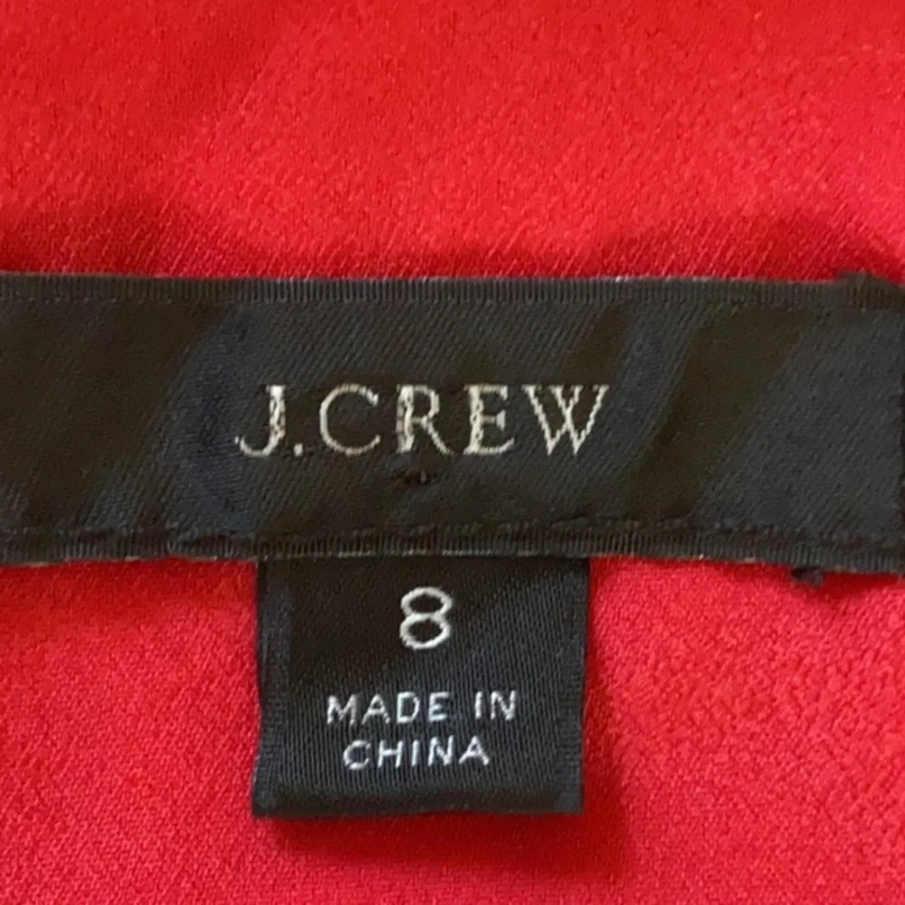 J. Crew Ruffle V-Neck Faux Wrap Floral Dress